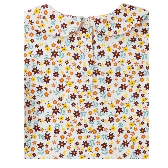 Wonder Nation Baby Girl Pinafore Dress Set 3-Piece Size 18M - Picture 3 of 6